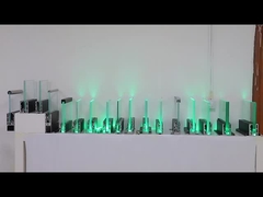 نصب آسان آلومینیوم U Channel Glass Railing مدرن با نور LED