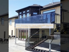 10 میلی متر سیستم چوکات شیشه گرم با پیچ های قابل تنظیم استندف بولت های فولاد ضد زنگ 304