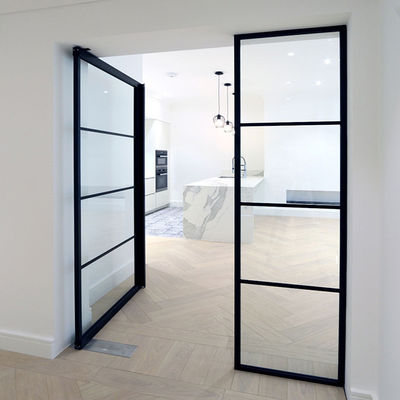 بالکن دو لایه آلومینیوم درب های قابلمه ای شیشه ای لمینت شده