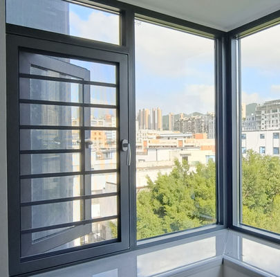 پنجره ای شیب دار آلومینیومی با پوشش پودری