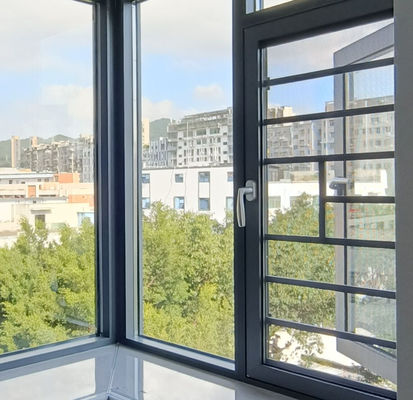 پنجره ی دو طرفه ی آلومینیومی قابل تنظیم طراحی مدرن