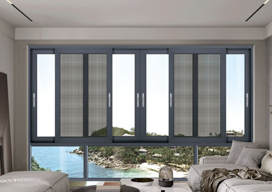 تعویض پنجره کشویی آلومینیومی قابل سفارشی با لایه دار شده