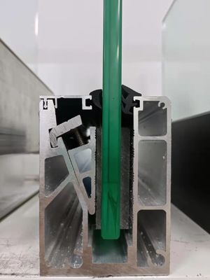 آلومینیوم U Channel Glass Balustrade مقاوم در برابر آب و هوا برای فضای باز