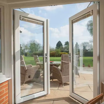 طراحی محکم درب چرخ دار فلزی ضد بادی برای راهروهای هتل پوستر پوشش سطح پایان و پرده حشرات شامل