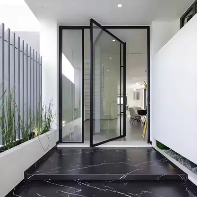 درب محور شیشه ای با نوار مهر لاستیکی EPDM برای رضایت مشتری