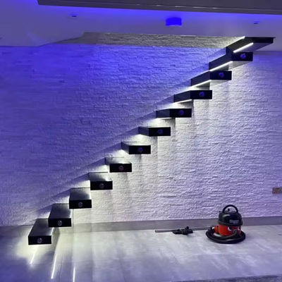 SZG طراحی مدرن پله شناور سفارشی پله شناور چوبی