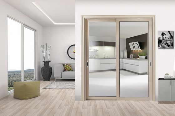 درب کشویی آلومینیومی مقاوم در طوفان سیاه قاب آلومینیومی 1.5 درب کشویی آلومینیومی