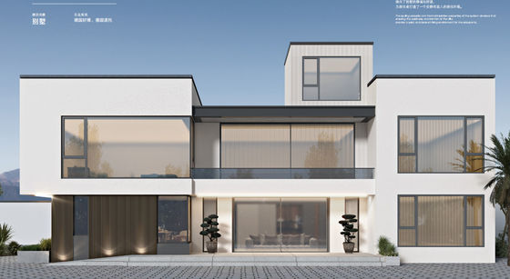 پنجره ی امن آلومینیومی با شیشه ای عایق و قفل چند نقطه ای