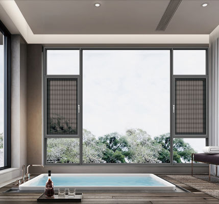 SZG صرفه جویی در فضا آلومینیوم پنجره های باز کننده برای حداکثر گردش هوا