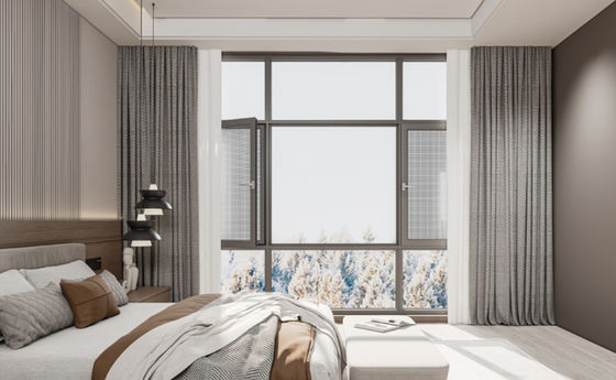 SZG صرفه جویی در فضا آلومینیوم پنجره های باز کننده برای حداکثر گردش هوا