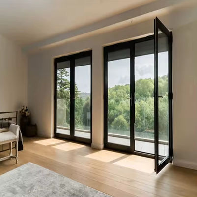 کار سنگین آلومینیوم فریم درب سوئیچ حرارتي شکستن نگهداری آسان