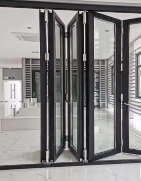 درب تاشو آلومينيومي مدل مدرن درب آکارديون آلومينيومي