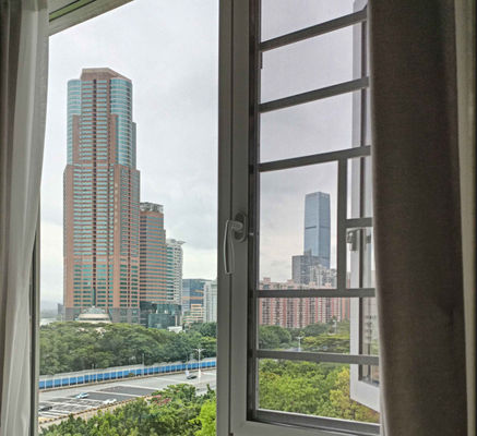 پنجره ی دو لایه آلومینیوم با شیشه ی دو لایه آلومینیوم