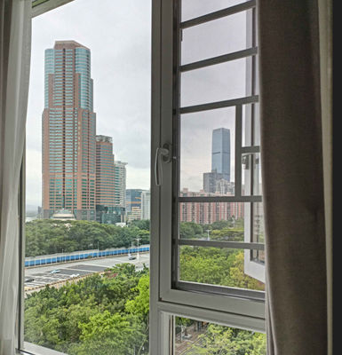 پنجره ی دو لایه آلومینیوم با شیشه ی دو لایه آلومینیوم