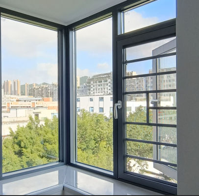 پنجره ی دو طرفه ی آلومینیومی قابل تنظیم طراحی مدرن