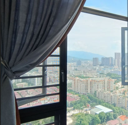 پنجره های جدید آلومینیومی شیک باز