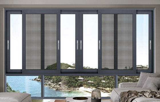 تعویض پنجره کشویی آلومینیومی قابل سفارشی با لایه دار شده