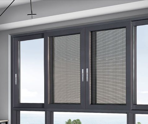 پنجره هاي چند نقطه اي با قفل آلومينيومي با محافظ حشرات و شيشه عفوني