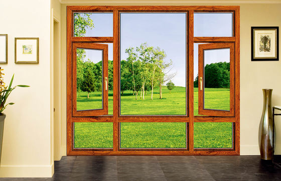 پوشش پودری آلومینیوم خم پنجره را با مقاومت در برابر گرما و صوتی