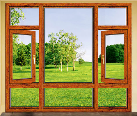 پوشش پودری آلومینیوم خم پنجره را با مقاومت در برابر گرما و صوتی