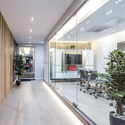 قاب آلومینیوم شیشه ای اتاقچه دیوارهای ابعاد سفارشی با درب