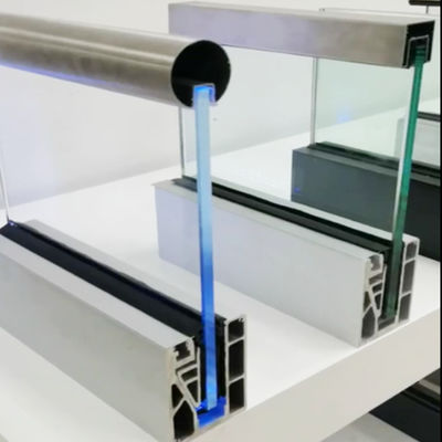 SGCC شیشه گرم شده U کانال شیشه بالسترد ساختار پایدار نور LED