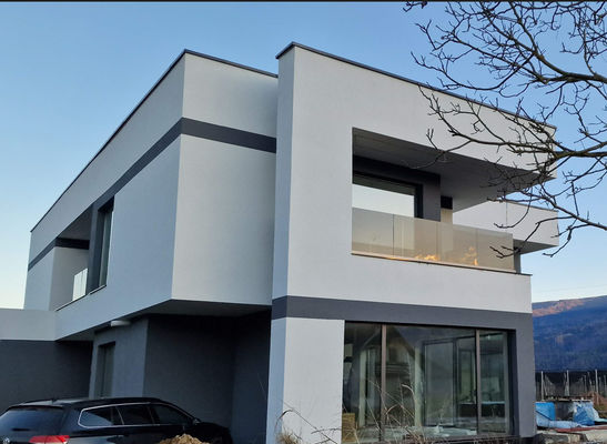 به صورت سفارشی صاف بدون قاب شیشه ای بالسترد ضد گرد و غبار و تمیز کردن آسان