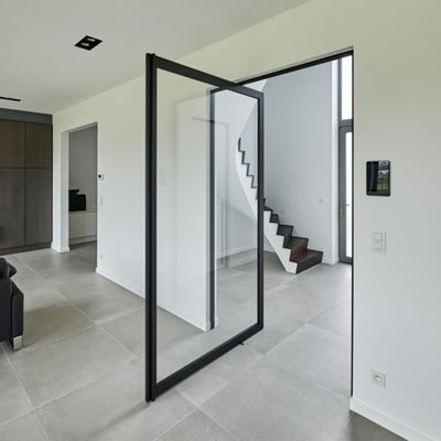 درب جلویی شیشه ای با نوع شیشه ای کم E با قاب شیشه گرم و آلومینیوم