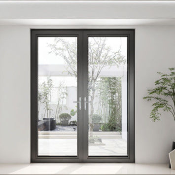 درب نوسانی با قاب آلیاژ آلومینیوم 6063-T5 با کیفیت بالا برای تنظیمات تجاری و مسکونی با لوازم جانبی سخت افزاری قابل تنظیم