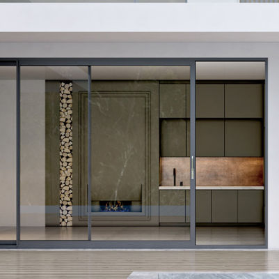 درب کشویی آلومینیومی قابل تنظیم با امنیت بالا و توری استیل ضد زنگ برای دوام 50 ساله