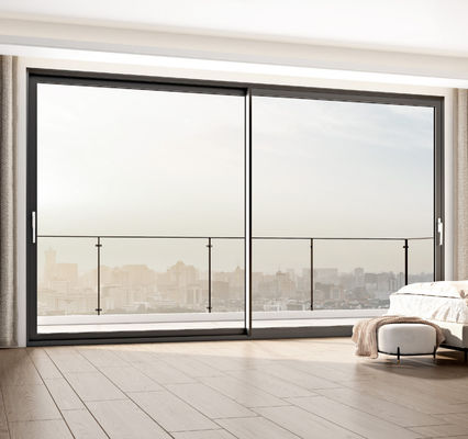 روش باز کردن درب کشویی آلومینیومی قابل تنظیم و ضخامت قاب 1.2mm-2.2mm برای نیازهای سفارشی