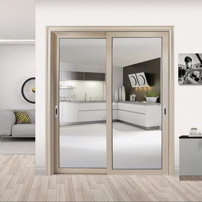 درب کشویی آلومینیومی با دوام طولانی برای جلوگیری از دود نفت 50 سال طول عمر و بهره وری انرژی بالا