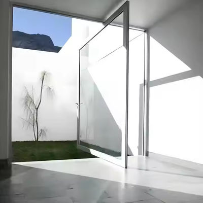 درب محور شیشه ای با نوار مهر لاستیکی EPDM برای رضایت مشتری