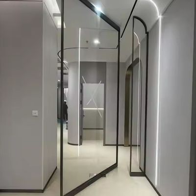 درب محور شیشه ای با نوار مهر لاستیکی EPDM برای رضایت مشتری