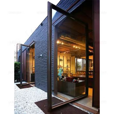 درب محور شیشه ای با نوار مهر لاستیکی EPDM برای رضایت مشتری