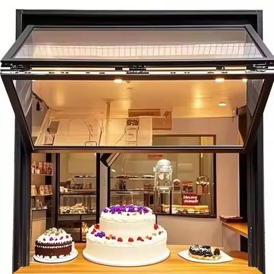 پنجره های تاشو آلومینیومی با عایق صوتی شیشه های دوگانه و شیشه های محکم