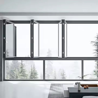 پنجره های دوپوشیده ضد طوفان تجاری با مهر و سخت افزار پنجره نوار لاستیکی EDPM