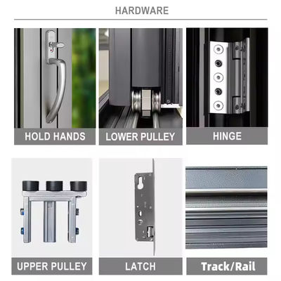 آلومينيوم ضد صدا و ضد آب جدا کننده دو طرفه درب تاشو