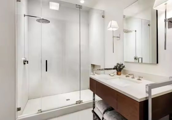 سیستم دیوار شیشه ای بدون قاب با سخت افزار قابل تنظیم و پشتیبانی آنلاین 24 ساعته