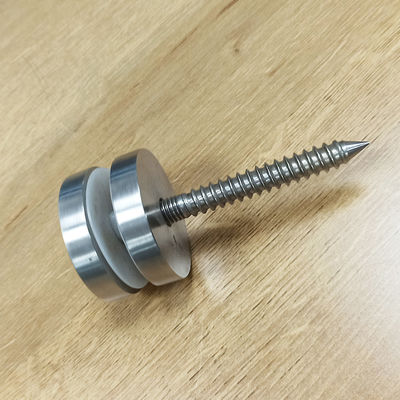 سیستم نرده شیشه ای استیل ضد زنگ 304/316 قابل تنظیم با قطر 30 میلی متر / 42.4 میلی متر برای شیشه 8-12 میلی متر