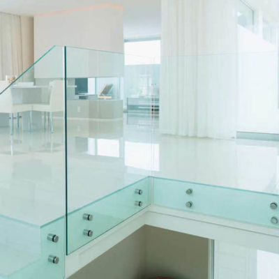 پین نگهدارنده استیل ضد زنگ قابل تنظیم برای نصب روی دیوار بدون قاب نرده شیشه ای