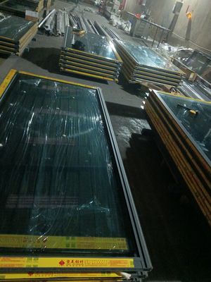 درب های شیشه ای تاشو با قاب ضخیم مقاوم در برابر گرد و غبار آسان تمیز کردن