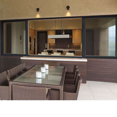 پنجره دوجداره با قاب آلومینیوم و شیشه ای عایق برای عمر 50 ساله